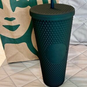 Starbucks Textured Tumbler with Straw - Green